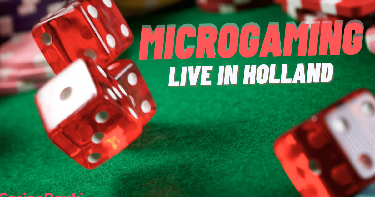 Microgaming vie online-kolikkopelinsä ja livekasinopelinsä Hollantiin